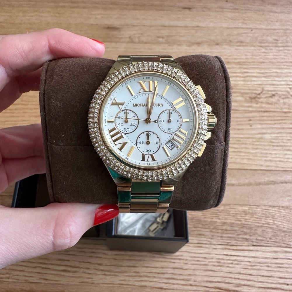 Michael Kors Gold Rhinestone Women’s Watch